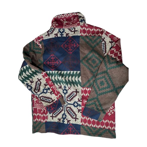 Levi’s Aztec Geometric Fleece Button Cardigan Mens 2XL Brand New - Picture 2 of 9